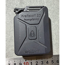 1:6 Scale WWII German Wehrmacht 20L Fuel "Jerry Can" (Dark Grey) (Special Order)